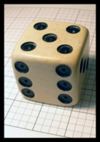 Dice : Dice - 6D Pipped - Soapstone 2 inch - Jun 2014